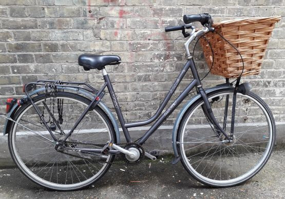 ladies dutch bike with basket